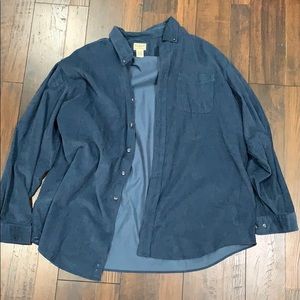 LL BEAN Corduroy button up.